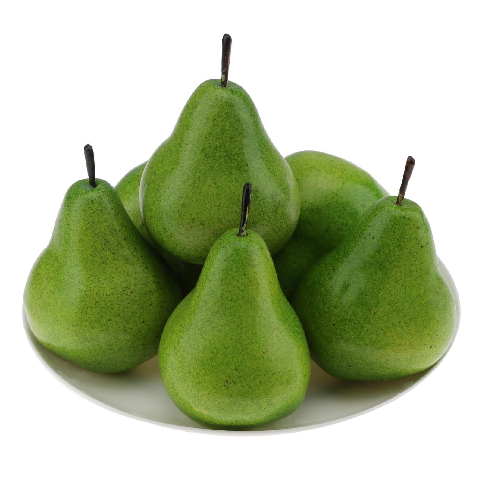 CVdrtyED Reusable Artificial Fruit Display 6 Pieces Of Simulated Fruit Decorations, Party Festival Kitchen Ornaments(Grün)