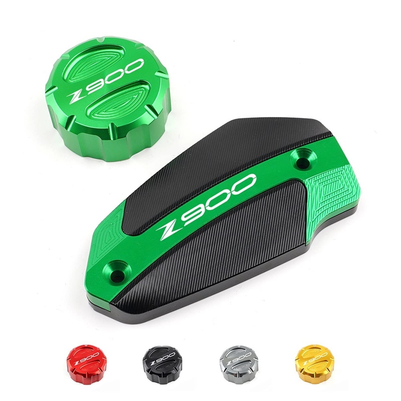 Tappo Serbatoio Liquido Freni Per Kawasaki Z900 2017-2023 - In Alluminio CNC, Protezione Stile | Ricambio Originale - Foto 7