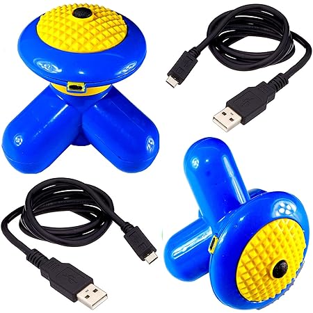 3 In 1 Acupressure Full Body Massager Vibration Electric Mini mimo mini vibration full body massager slimming body massager USB Port For pain relief