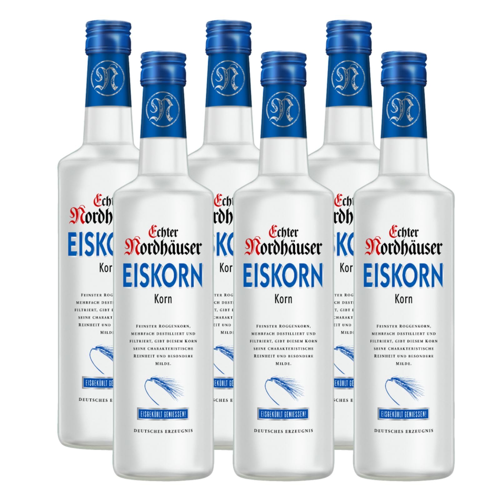 Echter Nordhäuser Eiskorn (6 x 0.7 l) - Eiskalter Korn Genuss