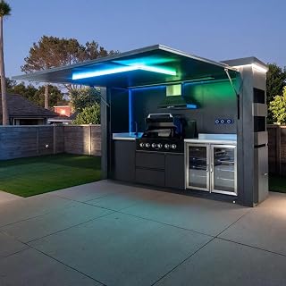 Portable Outdoor Kitchen Mobile Bar Coffee Kiosk Expandable Food Service Station with Counter for Street Vendor Catering Festival Event Operations