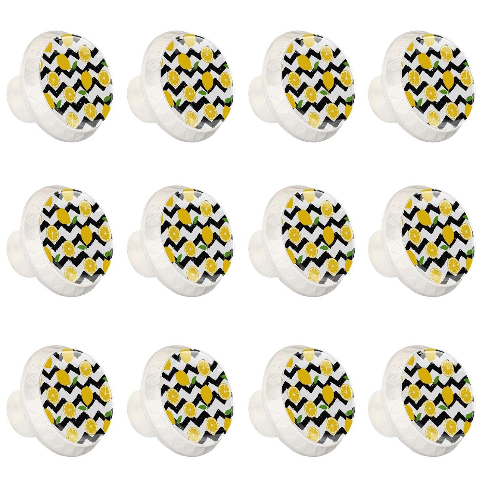 Boutons d'armoires de cuisine poignée de tiroir de commode et placard ronds motifs fruits 12x