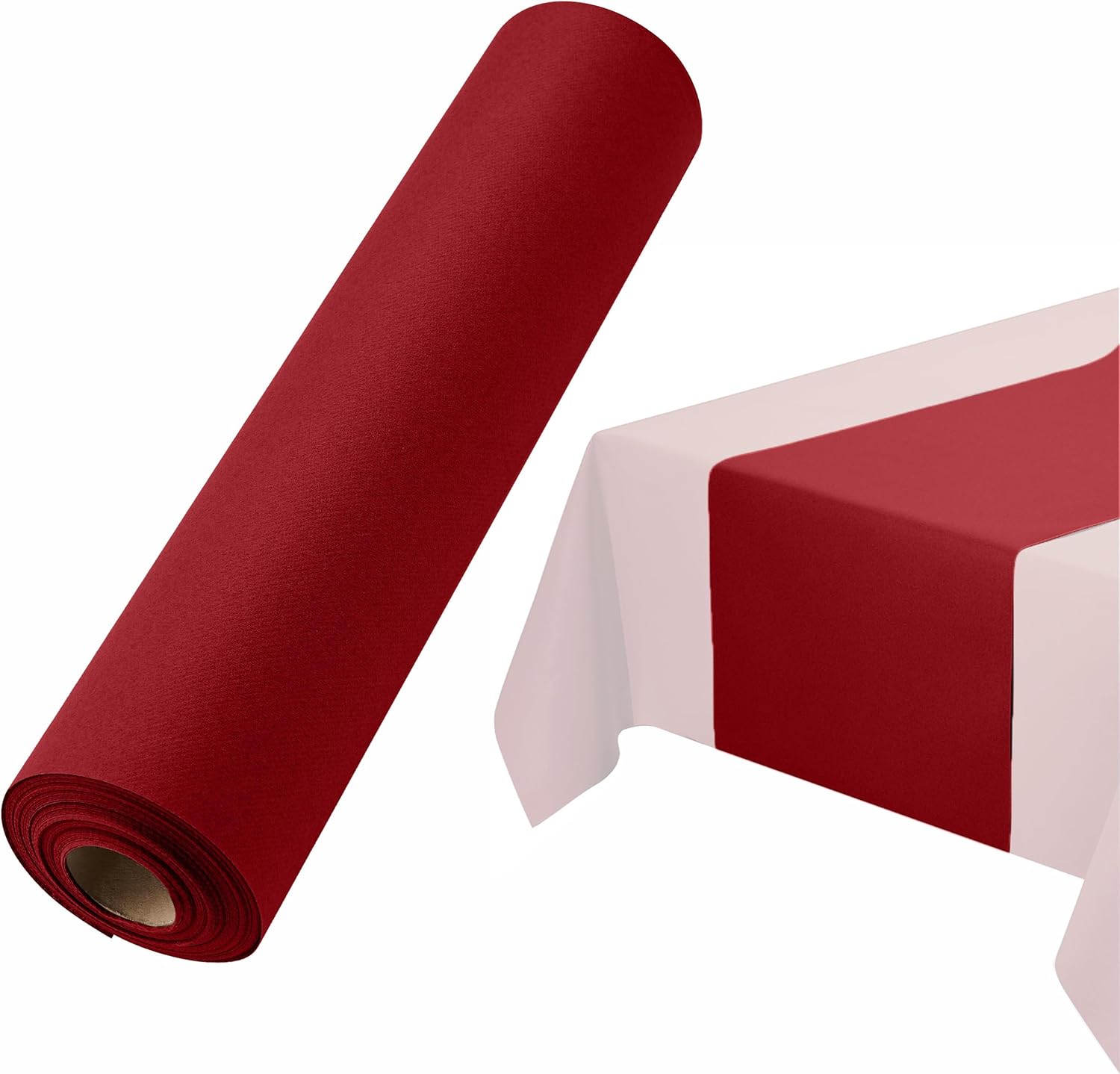 Disposable Table Runner for Dining Table, 16" 20Pack Linen