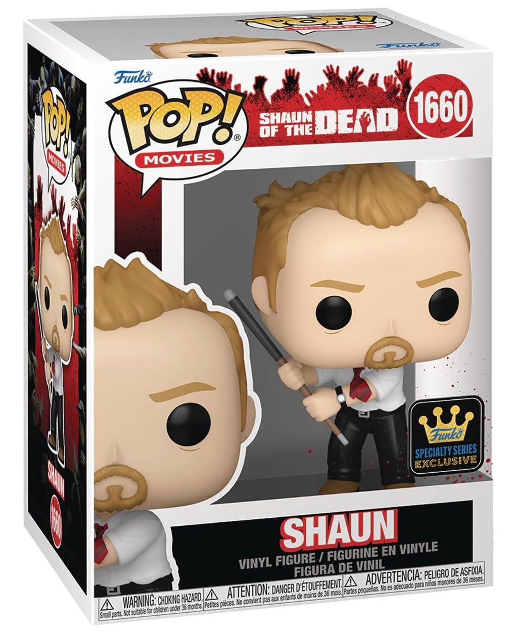 Amazon.com: POP Funko Movies: Shaun of The Dead - Shaun Specialty