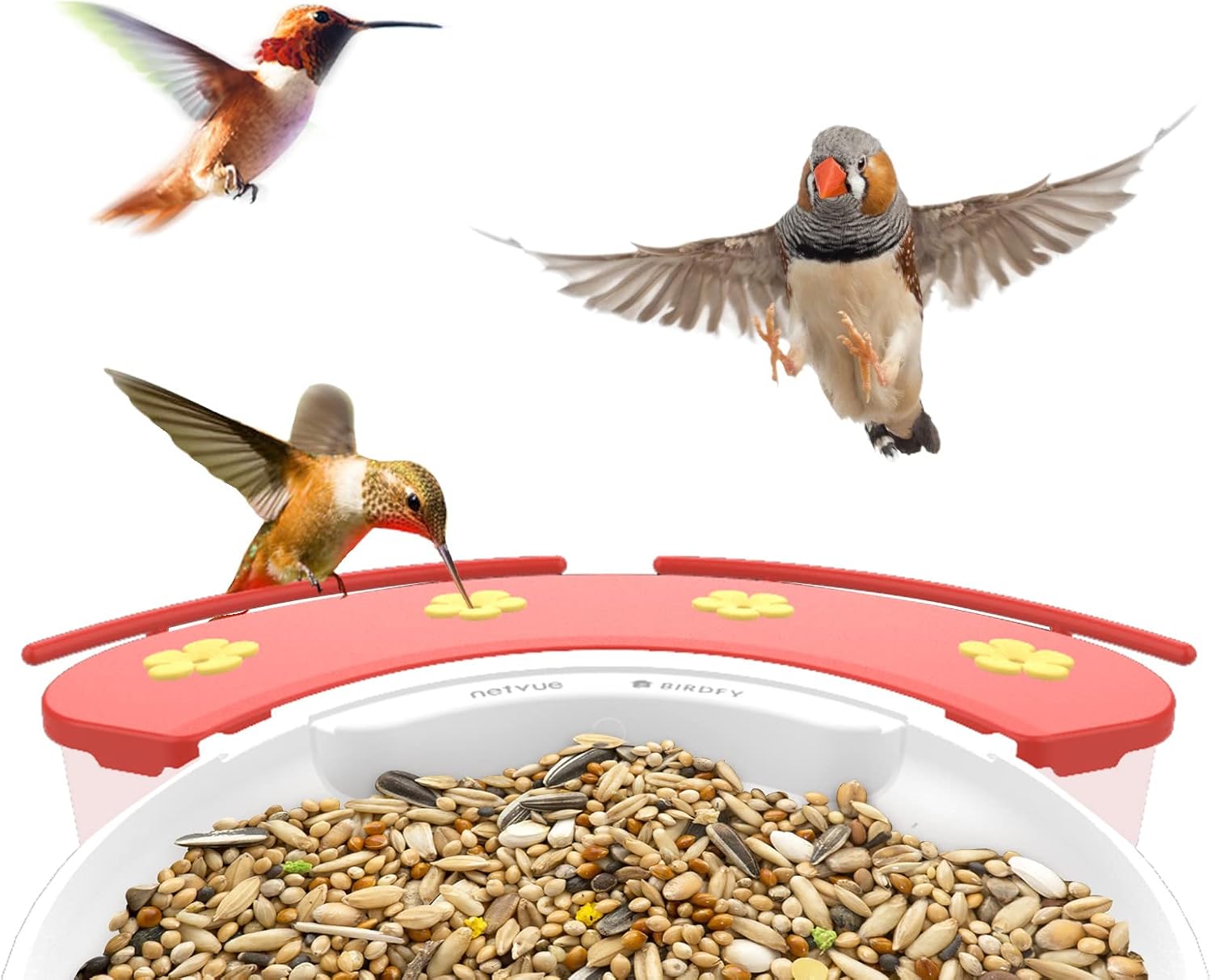NETVUE Birdfy Hummingbird Feeder Extension for Bird Feeder Camera,18.3