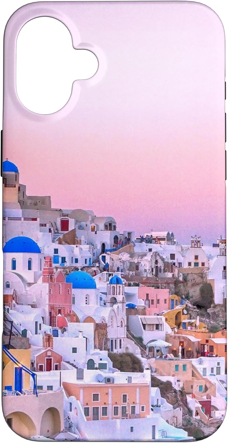 iPhone 16 Plus Santorini Greece Case Cell Phones