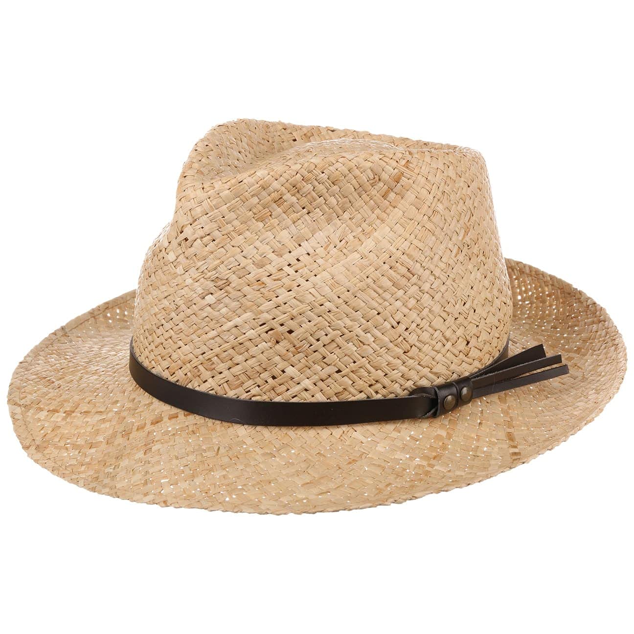 LIPODO Sombrero de Paja Delamo Mujer/Hombre - Made in Italy Sol Verano Hombre Primavera/Verano