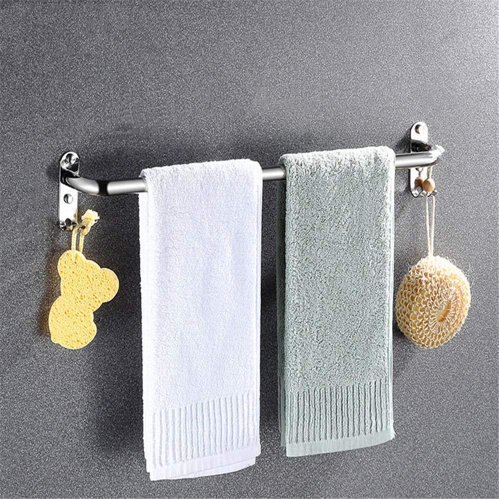 Serviette barre de serviette en acier inoxydable pour rangement mural hôtel et bureau