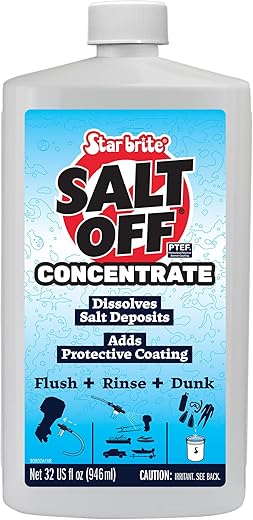 STAR BRITE Salt Off Concentrate - Ultimate Salt Remover Wash & Marine Engine Flush for Boats, Vehicles, Trailers, and More - 32 OZ (093932)