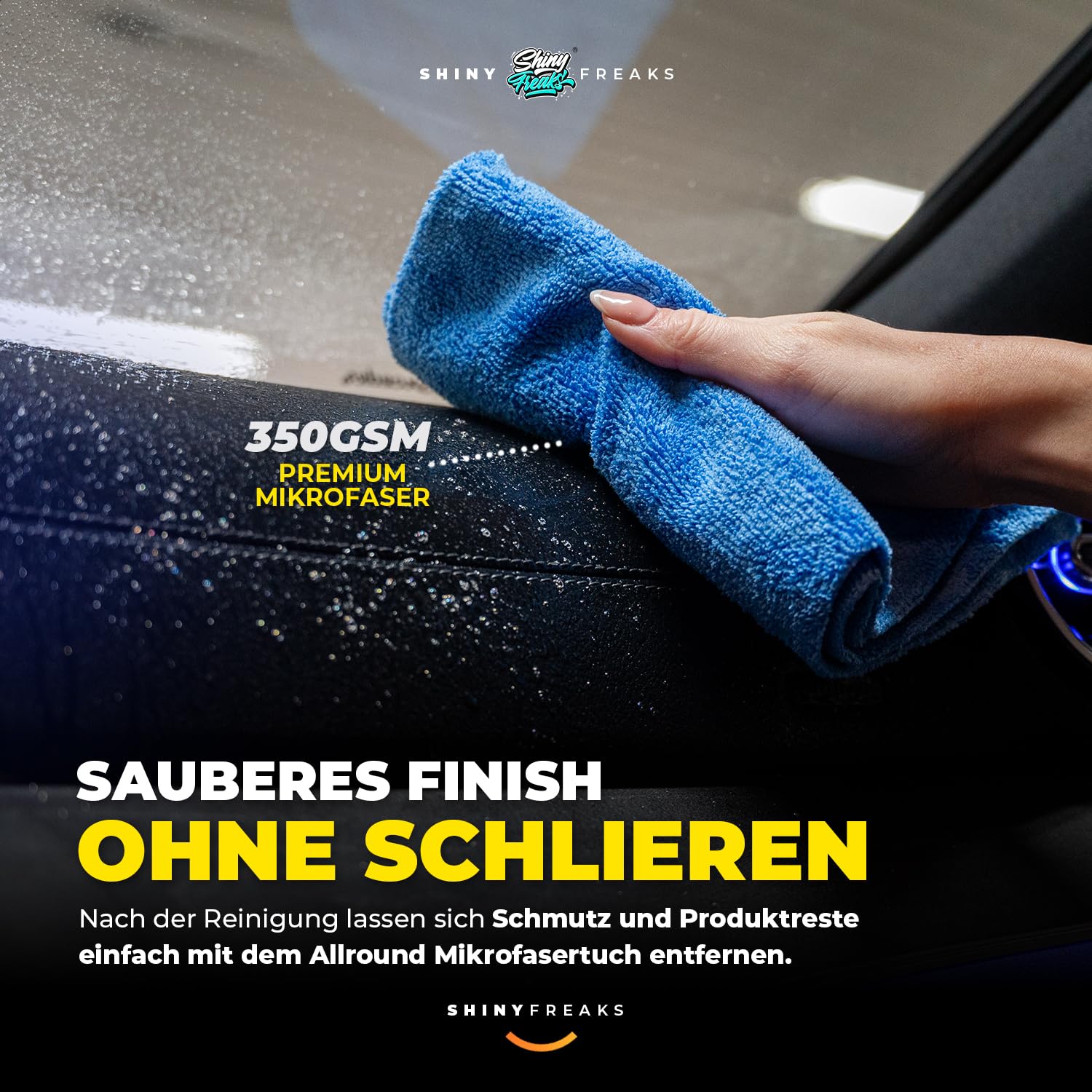 Chemical Guys Interior Detail Kit: Nonsense 473ml + Total Interior 473ml + Brush + 3 Mikrofasertücher + Handschuhe | Innenraum reinigen und pflegen | 7-teilig