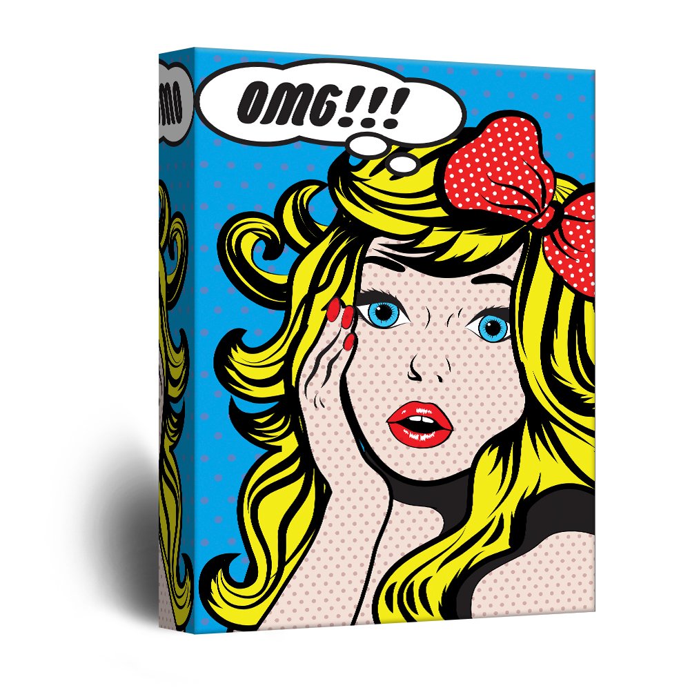 Amazon.com: wall26 - Canvas Wall Art - Country Pinup Girl Pop Art