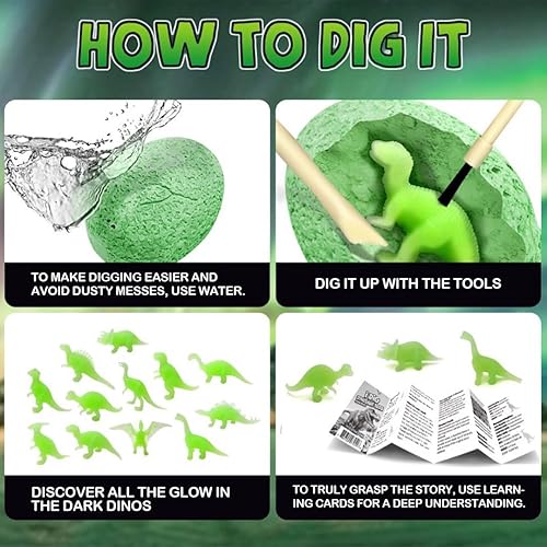 Miniatura 9 de Paquete de 12 kits de excavación de hadas y unicornio para niños, aventura mágica encantada de excavación, recuerdos de fiesta ideales, juguetes