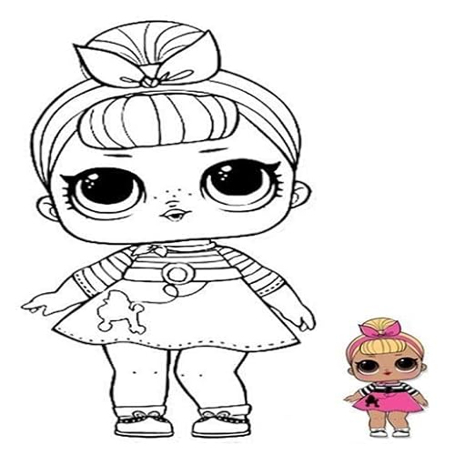 LOL OMG Coloring Book: Fierce Dolls & Glam Outfits