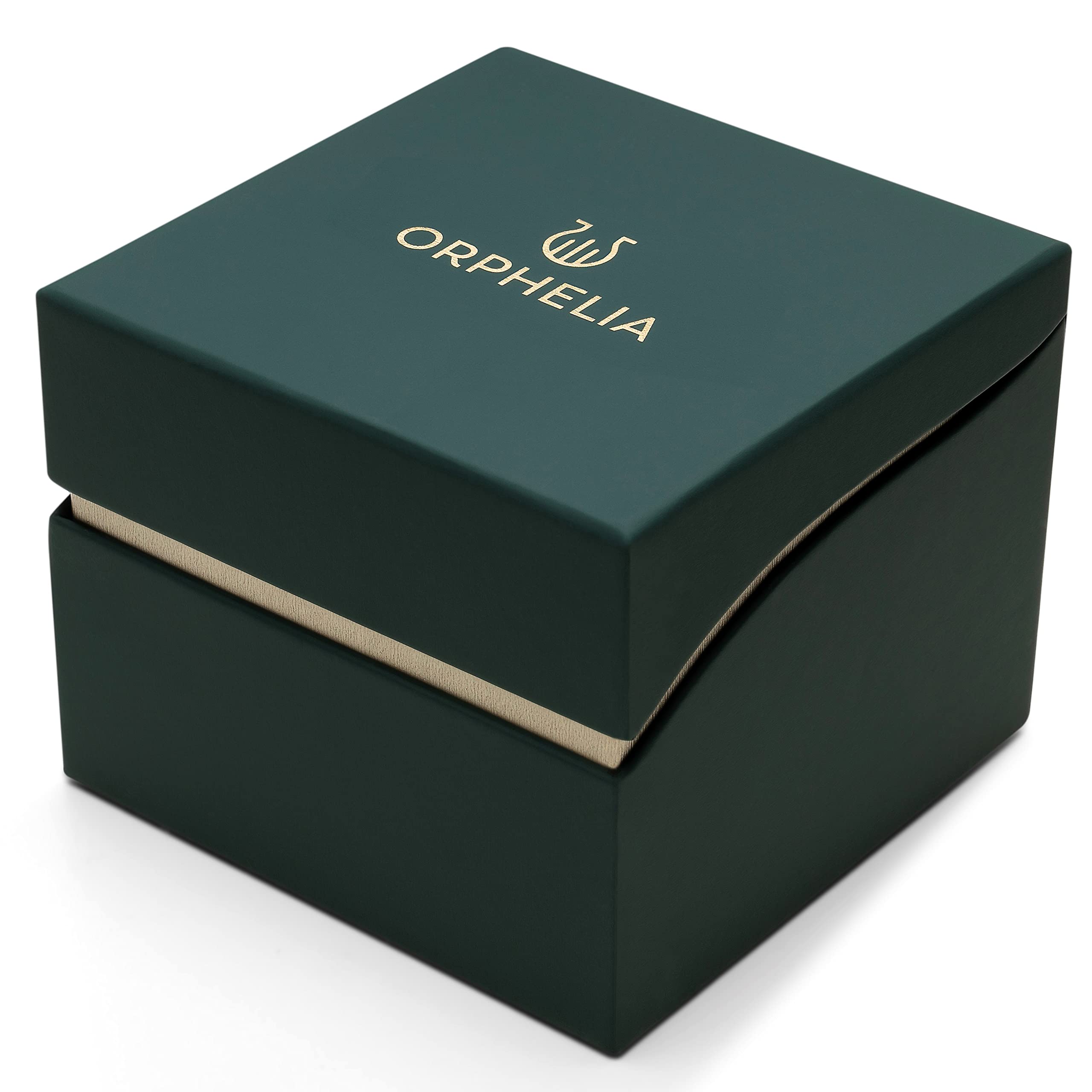 Orphelia 925 Silver Ring Gold Plated with zirconio Size 54, 14, Metallo, Zirconia cubica