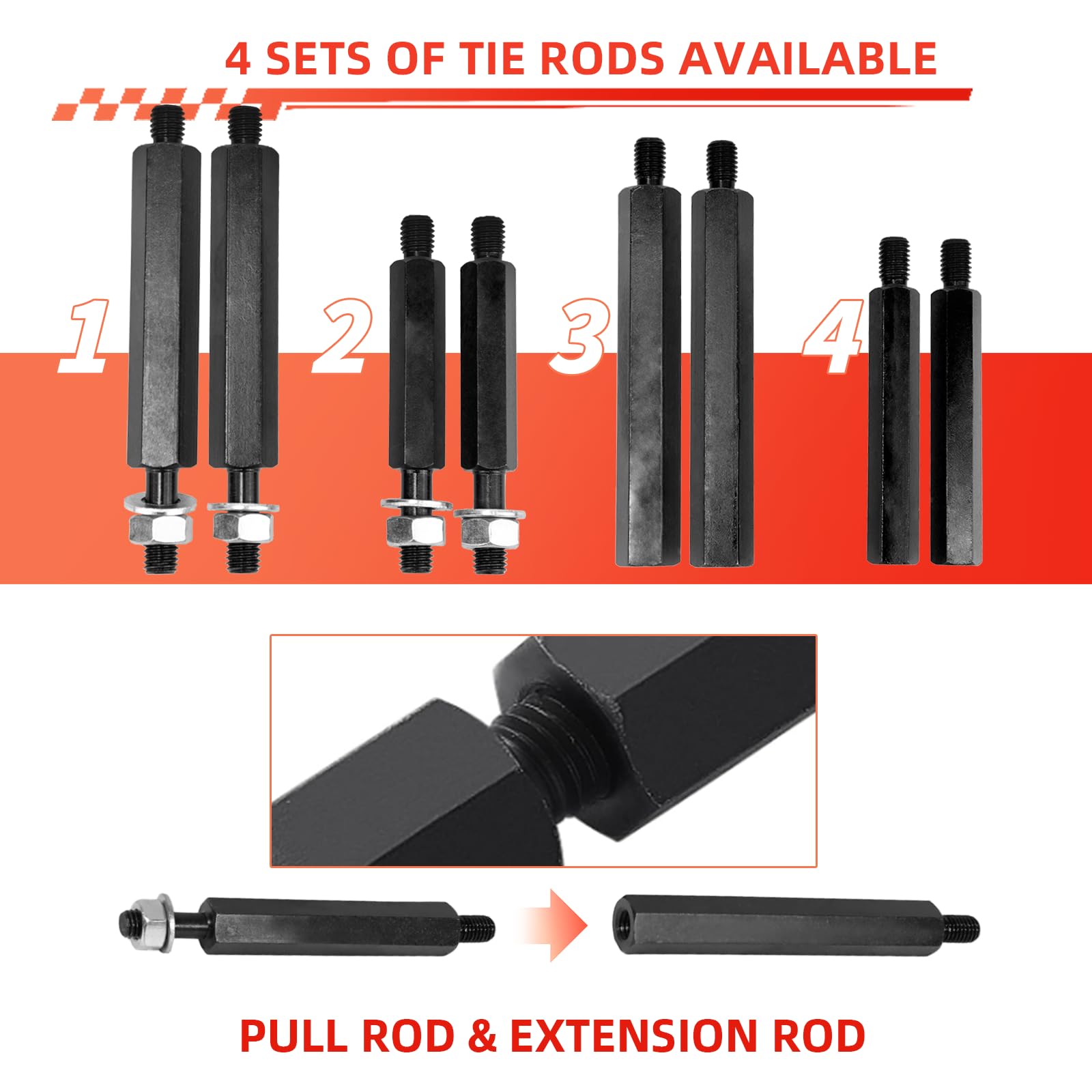 Kit Estrattori Cuscinetti BOOMSTART 14 Pezzi - Per Avantreno E Sospensioni, Con Custodia Portatile - Foto 3