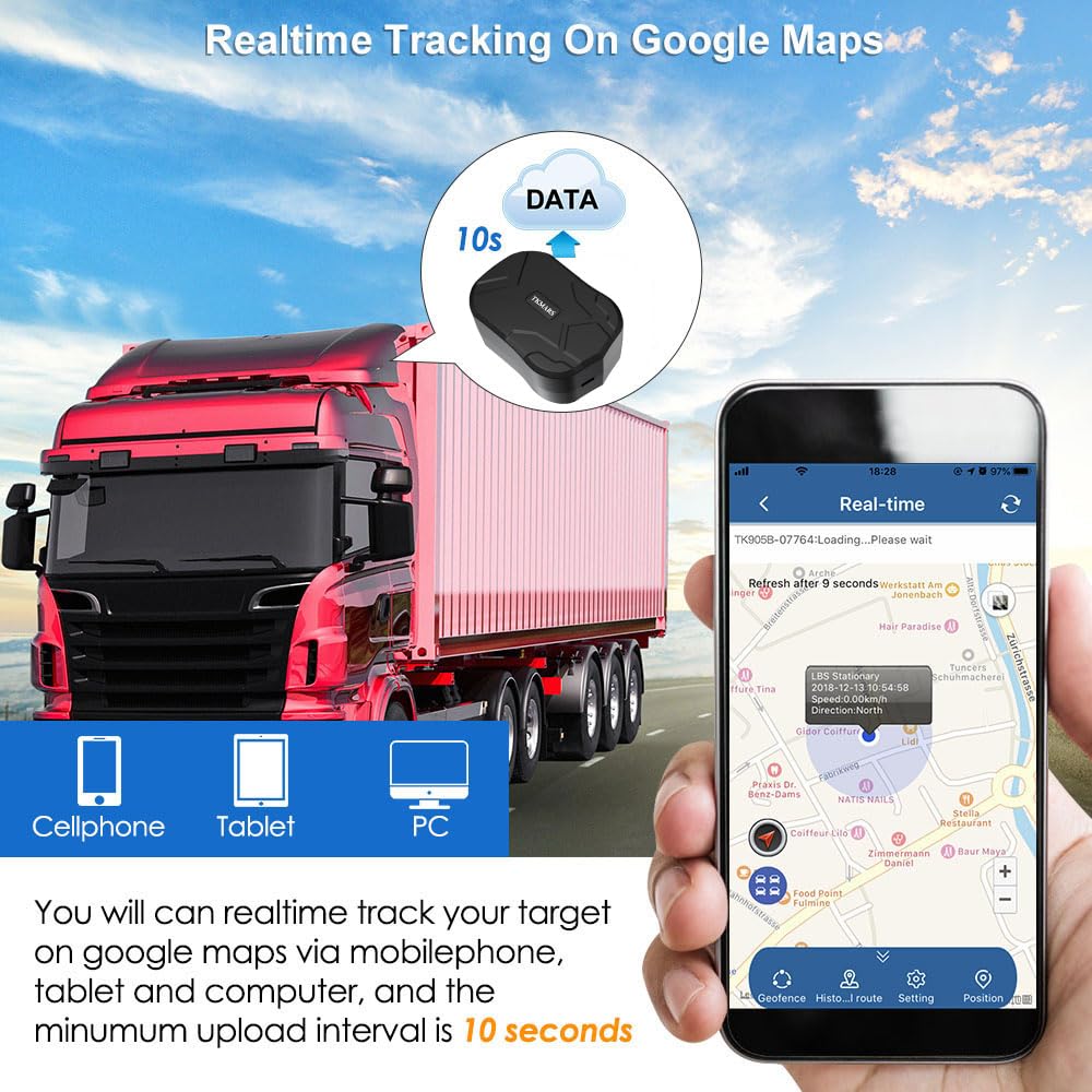 TKMARS 4GTK905C Localisateur GPS Voiture