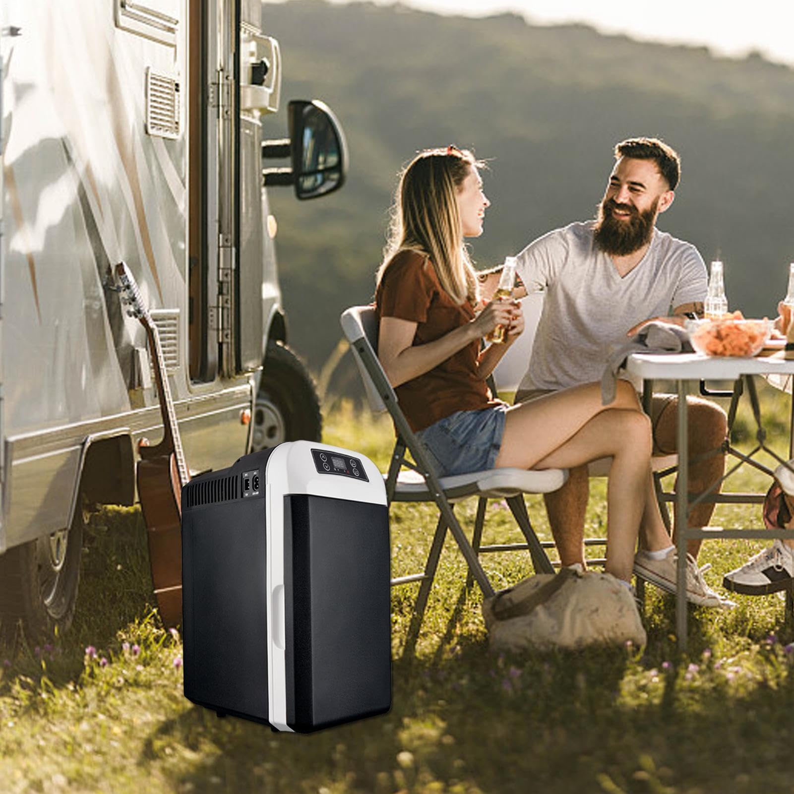 Genérico Mini refrigerador para automóvil | Frigorífico Congelador Portátil