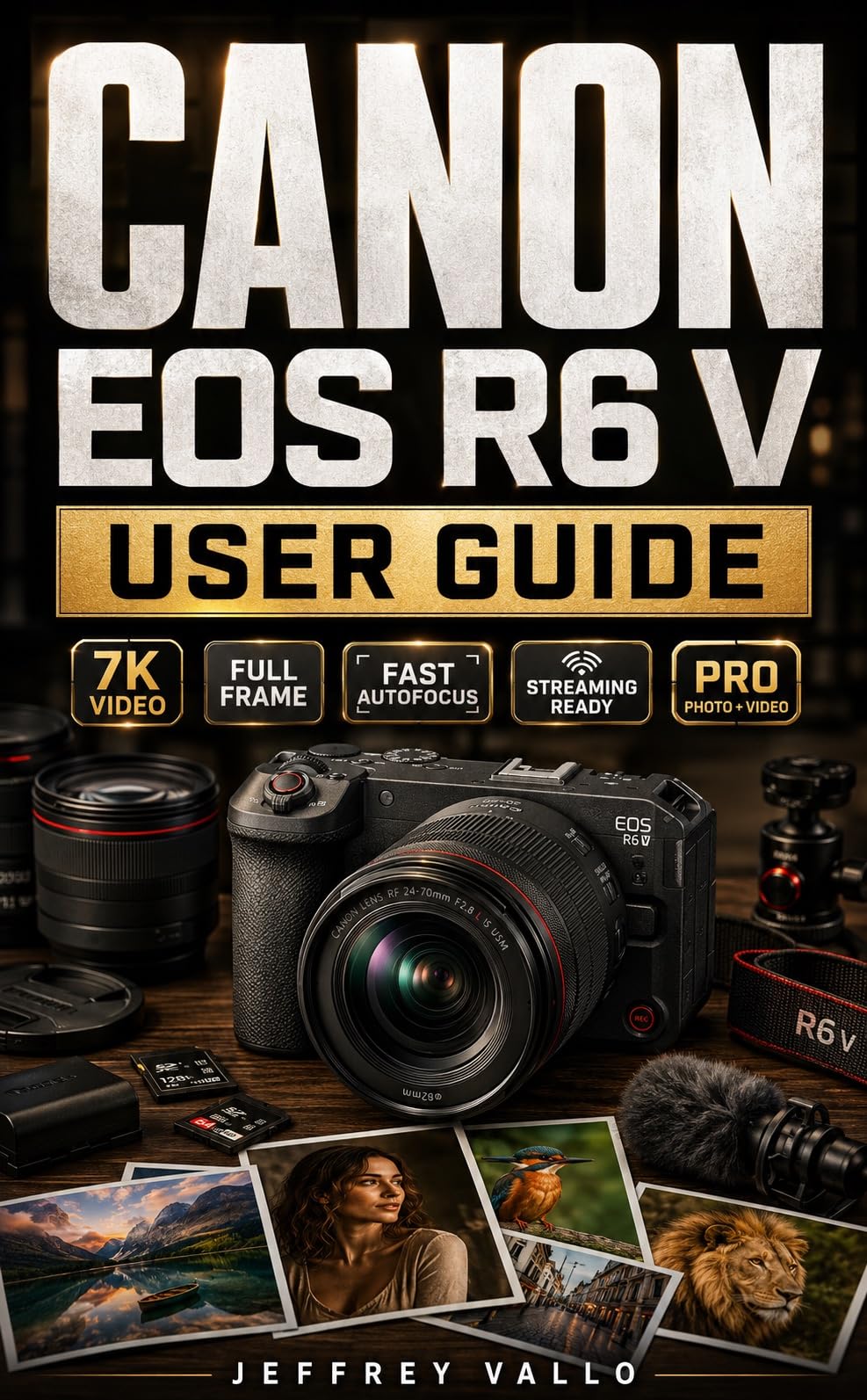 Livre Canon EOS R6 V pour comprendre les menus de l'appareil et l'autofocus plein format