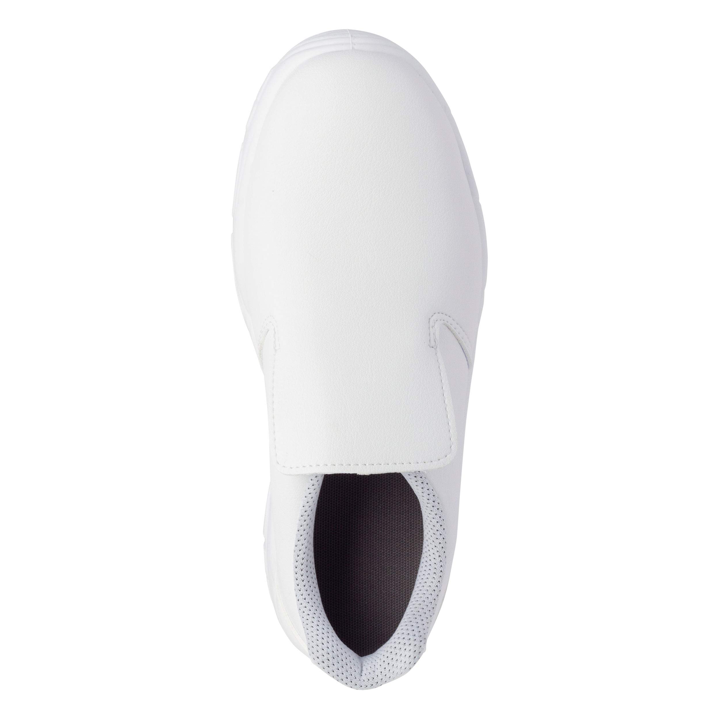 REPOSA Nurse - Chaussures de Travail Homme et Femme avec Embout de Sécurité en Composite, Chaussure Medicale et Cuisine Fermée sans Lacets, Chaussure Medicale Femme et Homme Antidérapant et Antichoc