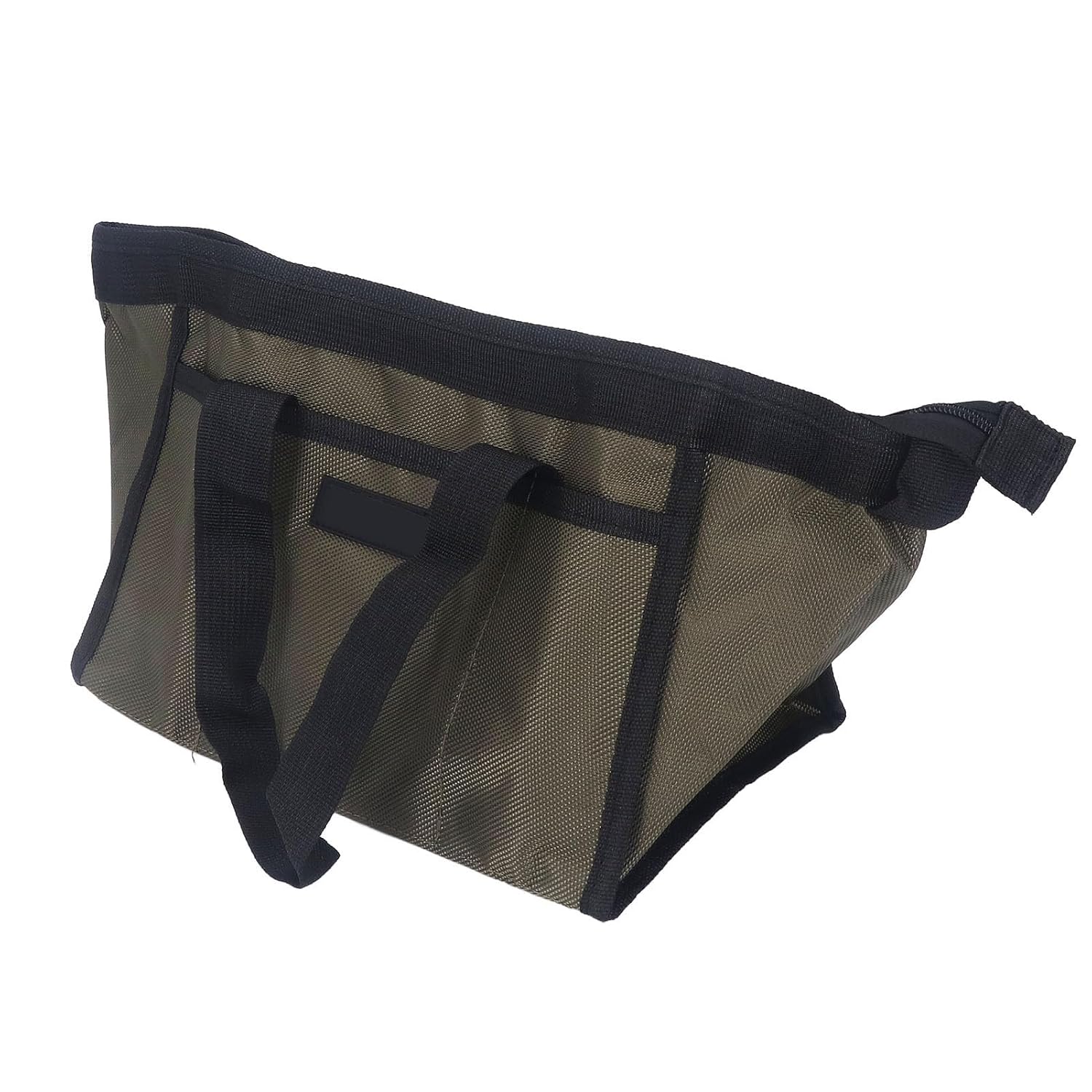 Large Capacity Tool Storage Bag with Double Multifunctional Wide Mouth Tool Bag for Electrical Plumbing Woodworking (14 Inch)