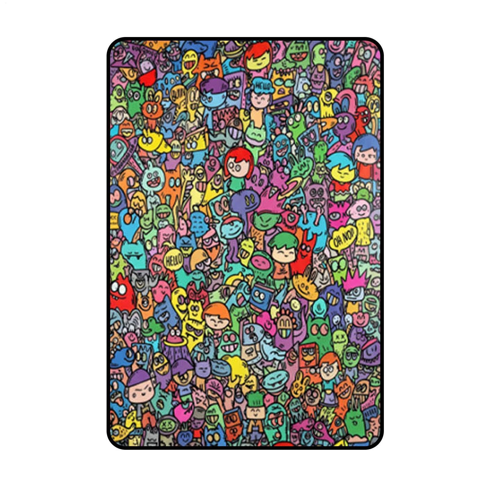 Couverture à colorier pour les après-midis en famille au salon