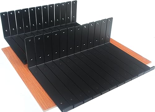 Paquete de 30 11.25 pulgadas de largo x 6 pulgadas de alto x 1.5 pulgadas de ancho x 1.5 pulgadas de ancho, soporte de estante de labios rústico