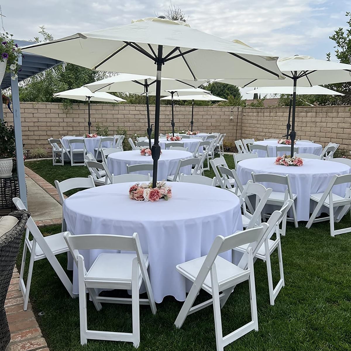 6.6ft/7.5ft/9ft/10ft Replacement Umbrella Cover, 6 Ribs 8 Ribs Outdoor Market Table Patio Umbrella Canopy Cover Replacement UV Protective Cloth(Dark Green,10FT(8-Ribs))