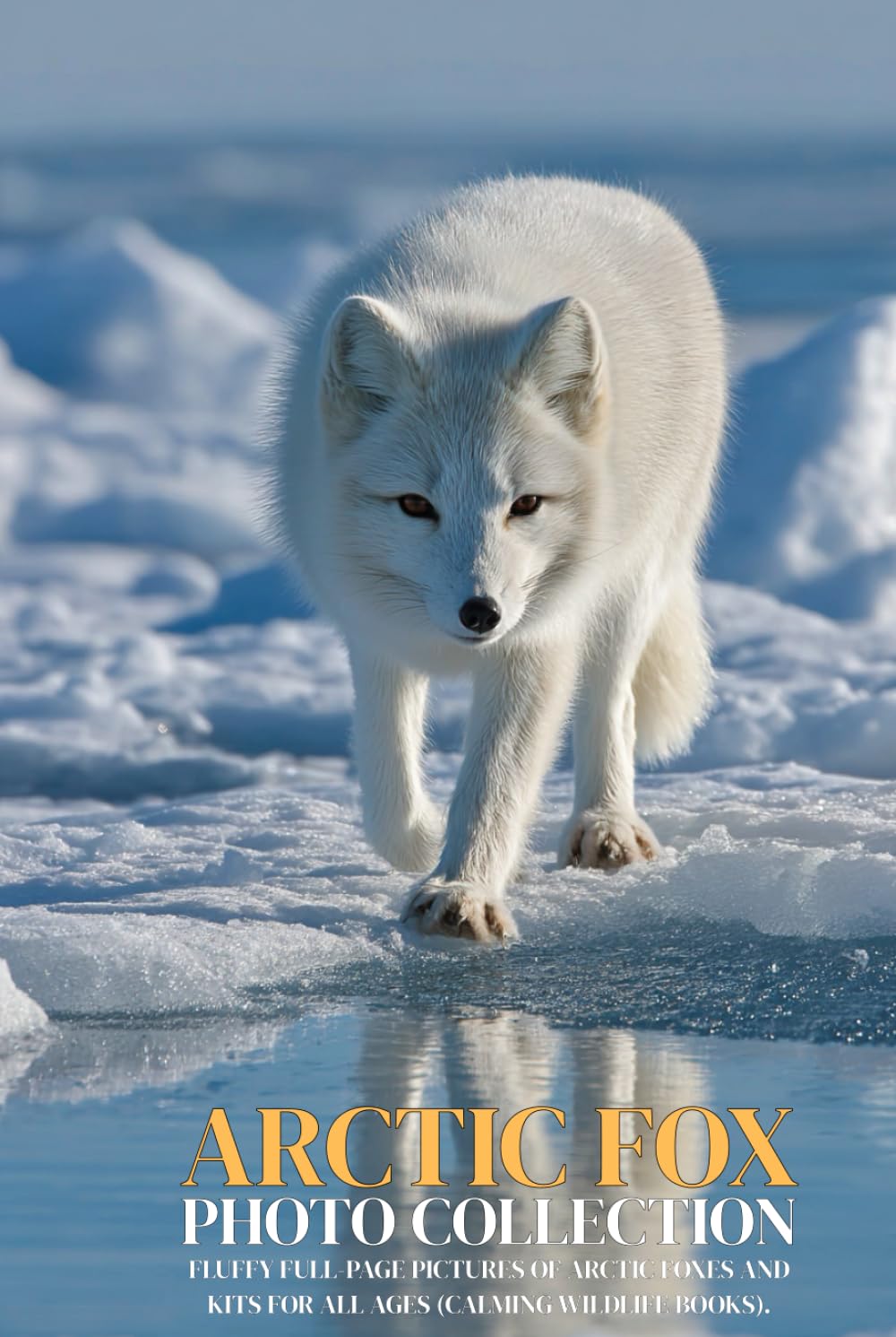 Arctic Fox Photo Collection: Fluffy Full-Page Pictures of Arctic Foxes and Kits for All Ages (Calming Wildlife Books).