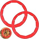 Talisman Designs Adjustable Pie Crust Shield, BPA-Free Silicone, Red, Fits 8.5" - 11.5" Rimmed Dish: Baking Mats