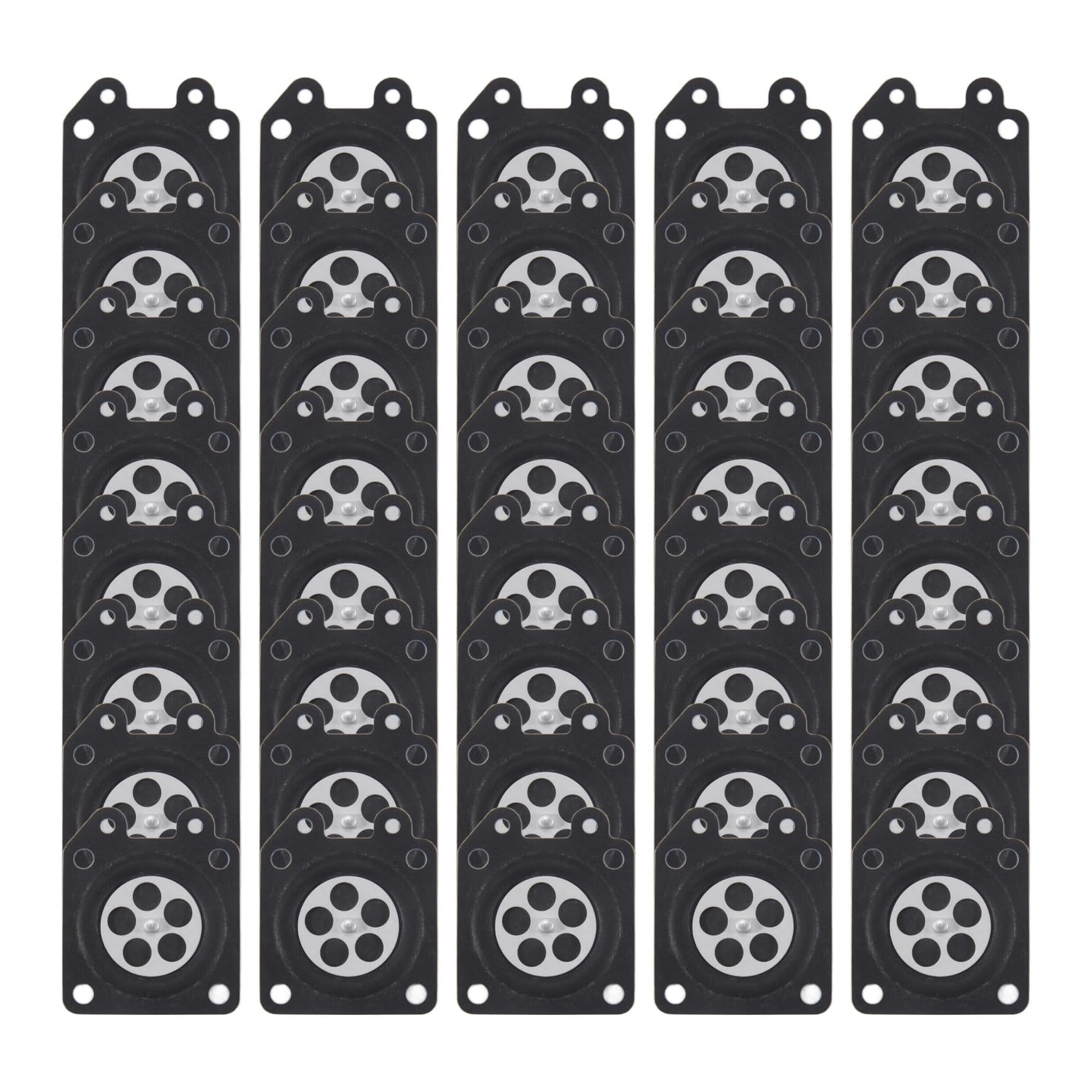 rirue 40Pcs Chainsaw Carburetor Metering Diaphragm for 95-526 500 3800 4500 5200 5800 Car Assembly Gaskets Kit