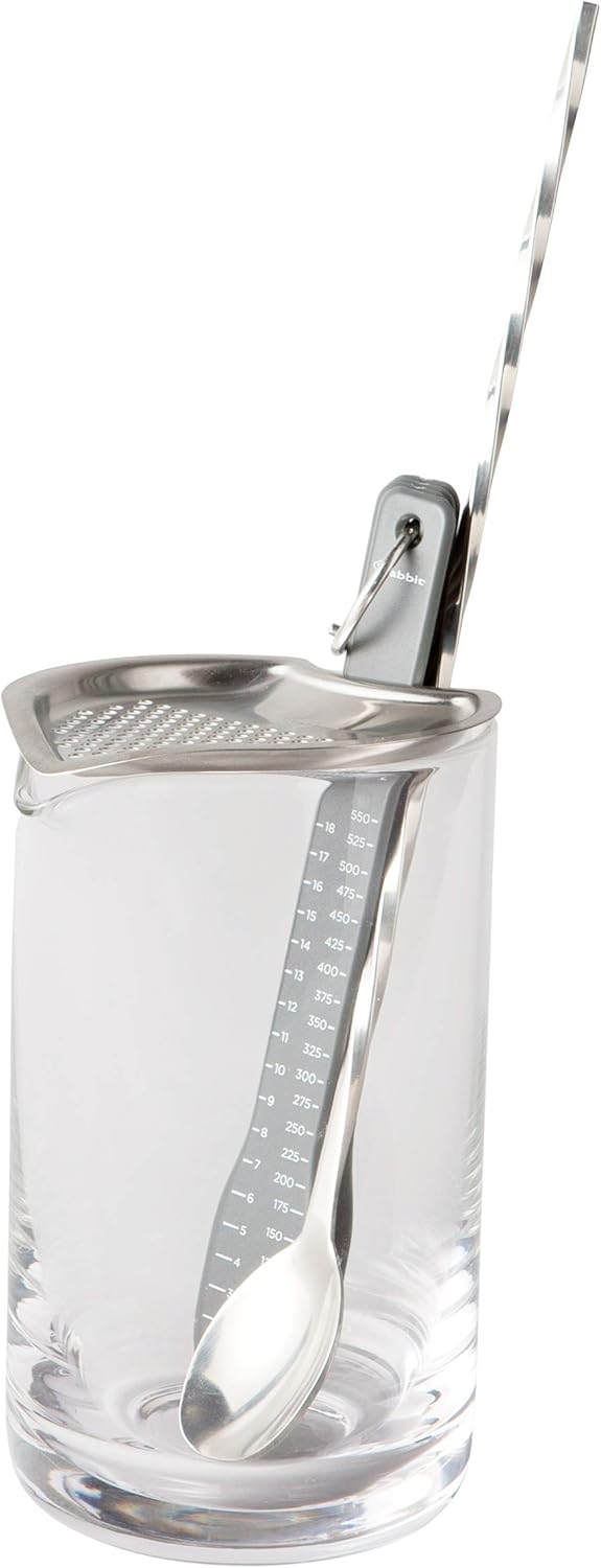 Rabbit Cocktail Mixing Kit, 4-Piece, Stainless/Glass