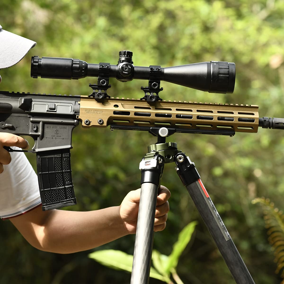 MLOK Arca Rail Tripod Mount Adapter, for Rifle Tripod Ballhead Quick Release