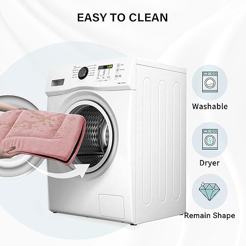 Vista 29 de WESTERN HOME Cama para perro para jaula, cama para perros mediano/grande con felpa suave y ondulada, cómoda almohadilla antideslizante, lavable