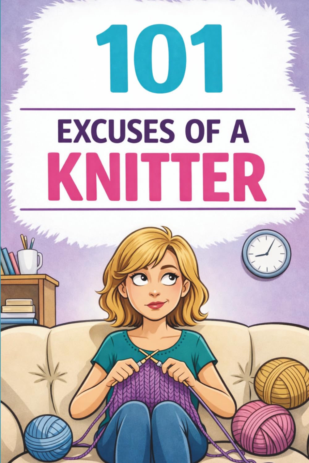 101 Excuses of a Knitter: A Humorous Knitting Gift Book Full of Relatable Moments and Knitting Humor