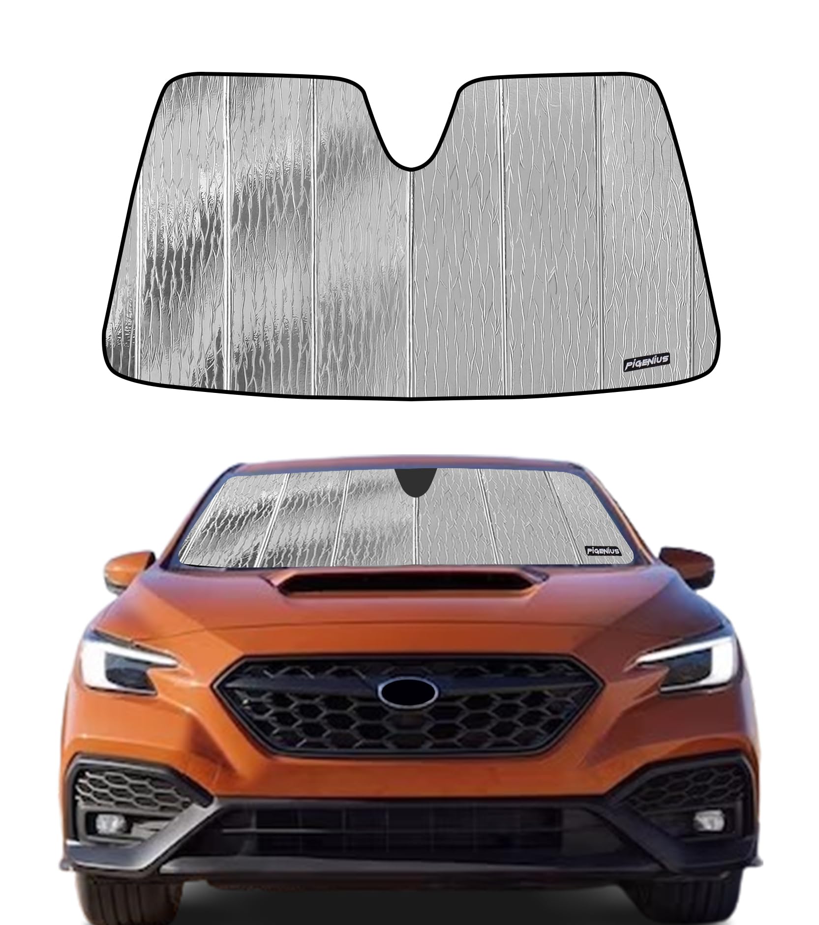 Pigenius Windshield Sunshade for Subaru WRX 2022-2025, Without Eyesight Driver Assist - AstraGuard