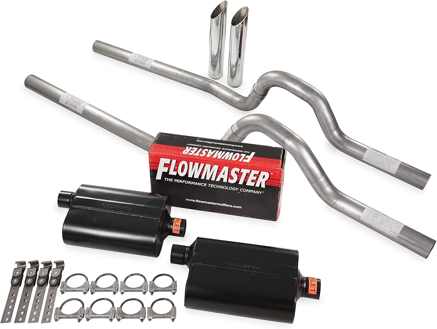 Truck Exhaust Kits Shop Line Dual Exhaust System 3 inch Aluminized Flowmaster