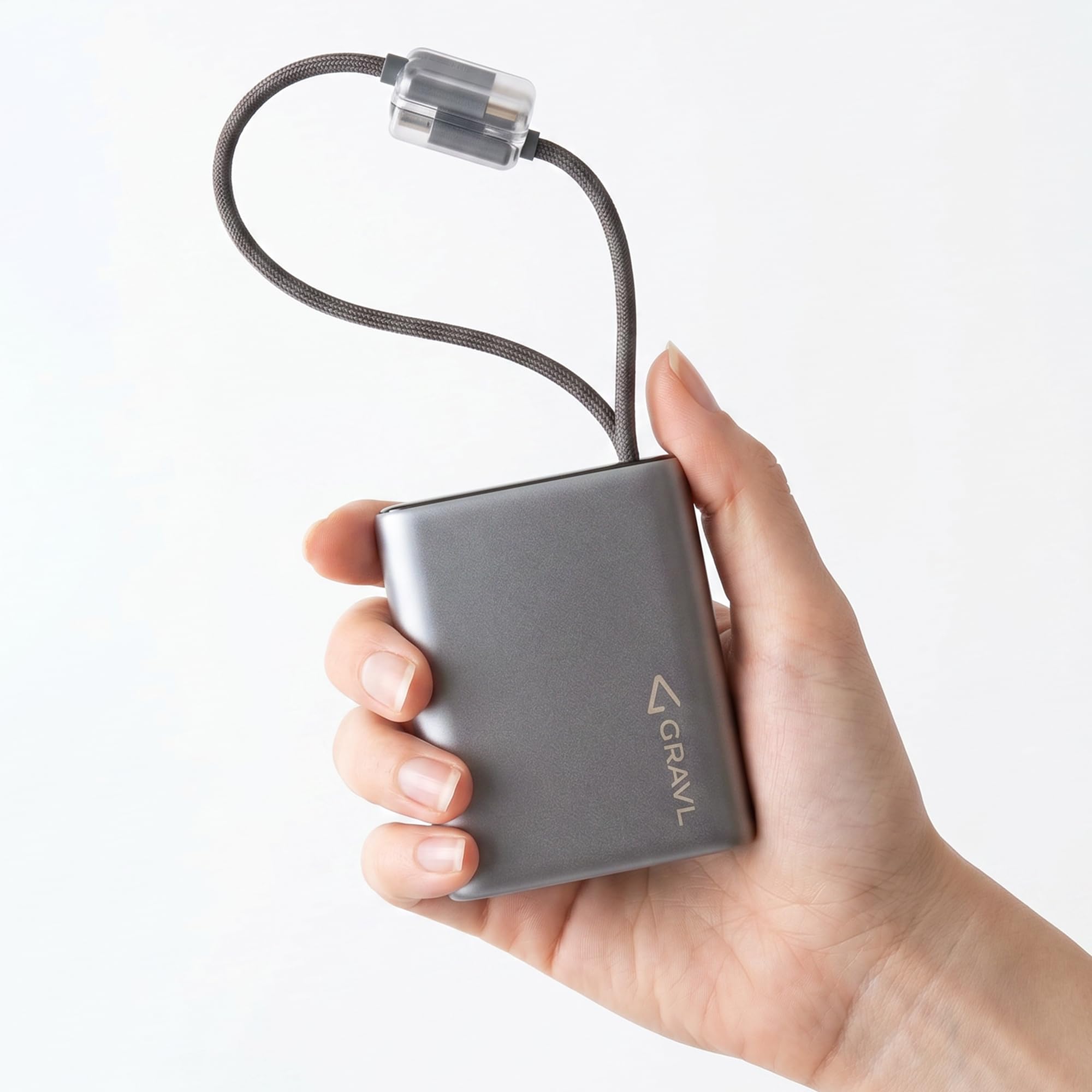 Sigma 35 Power Bank 10000mAh | 35W PD Fast Charging | Built-in Type-C & iPhone Cable | Smart Digital Display | Compact Pocket Size Portable Charger for iPhone Android Earbuds (Dark Grey)-image-36