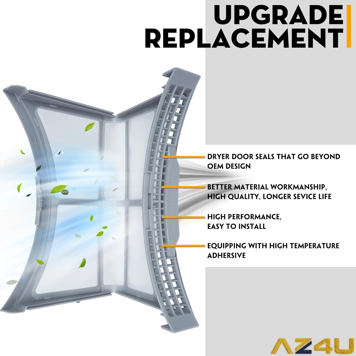Dryer Lint Filter Screen Replaces For Samsung DV42H5000EW/A3 DV42H5000GW/A3 DV42H5200EW/A3 DV42H5200GF/A3 DV45H6300GG/A3 DV45H6300GW/A3 DVE45M5500W/A3 DV45K6200GZ/A3 DV45K6500EV/A3 DV42H5200EP/A3