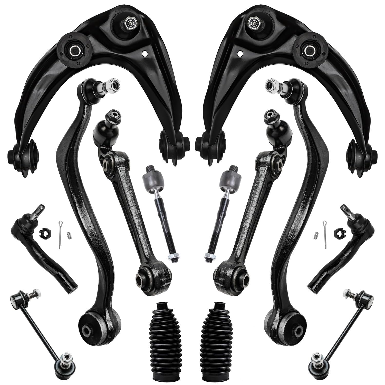 Detroit Axle - Front End 14pc Suspension Kit for Ford Fusion Lincoln MKZ