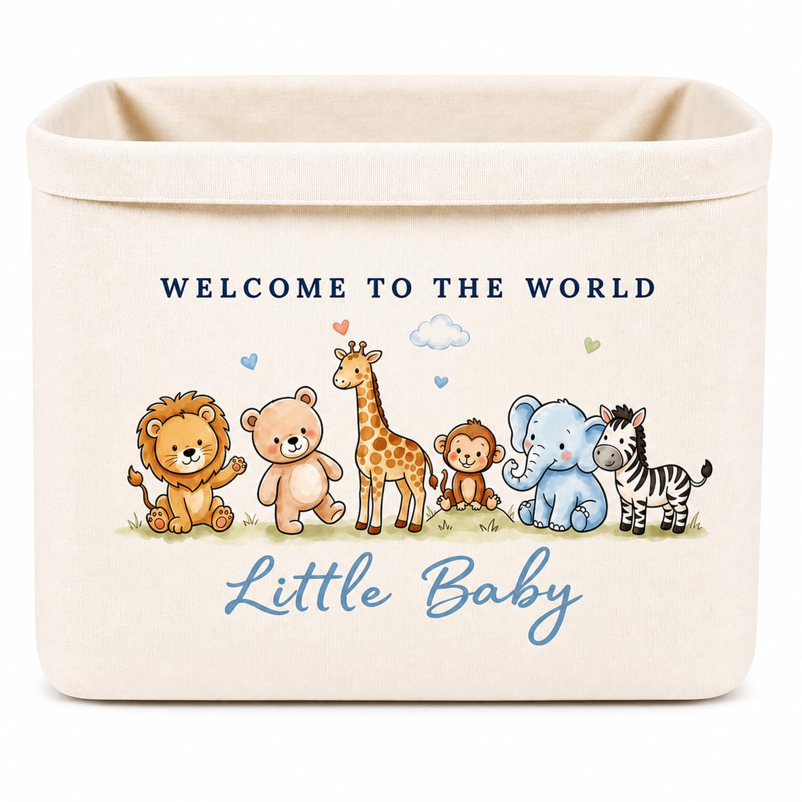 Newborn Baby Hamper Gift Basket, Baby Shower Basket for New Parents