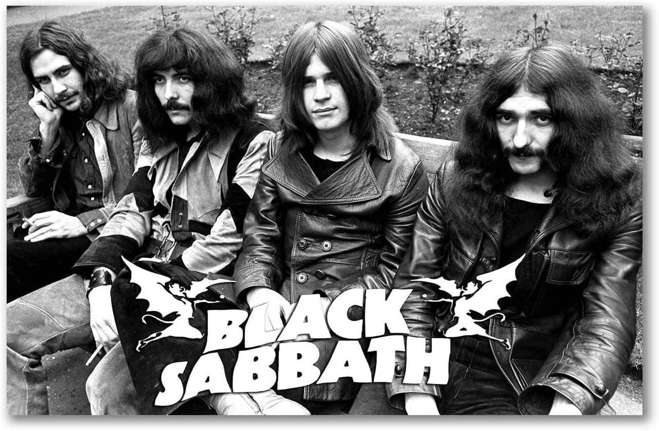 RAINFIRE CREATION! Black Sabbath Poster - 170 GSM 12x18 Unframed Multicolor Perfect for Your Wall RCA 2697