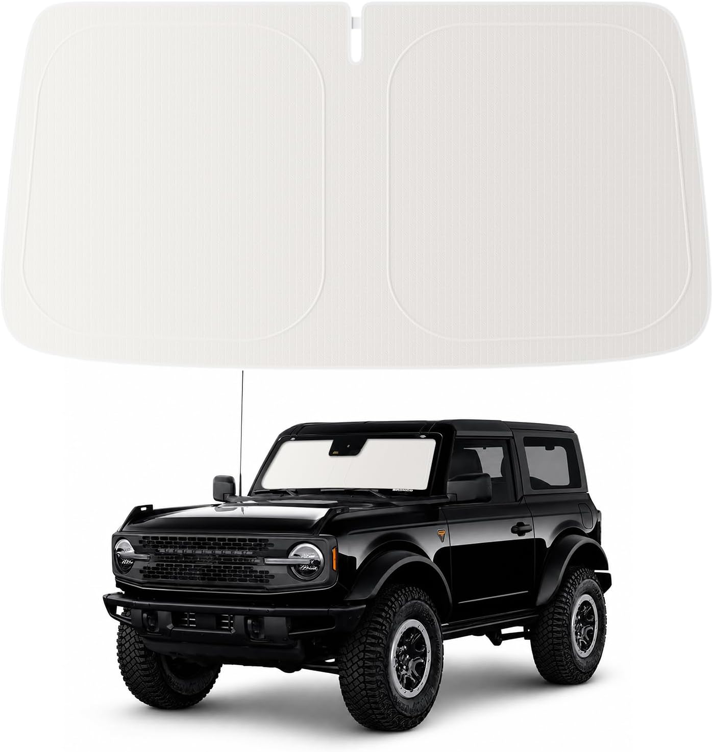 Windshield Sun Shade 99% UV Protection for Cars SUVs Trucks Vans 60"x 21"