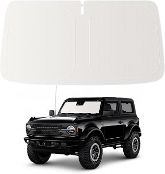 Windshield Sun Shade 99% UV Protection for Cars SUVs Trucks Vans 60"x 21"