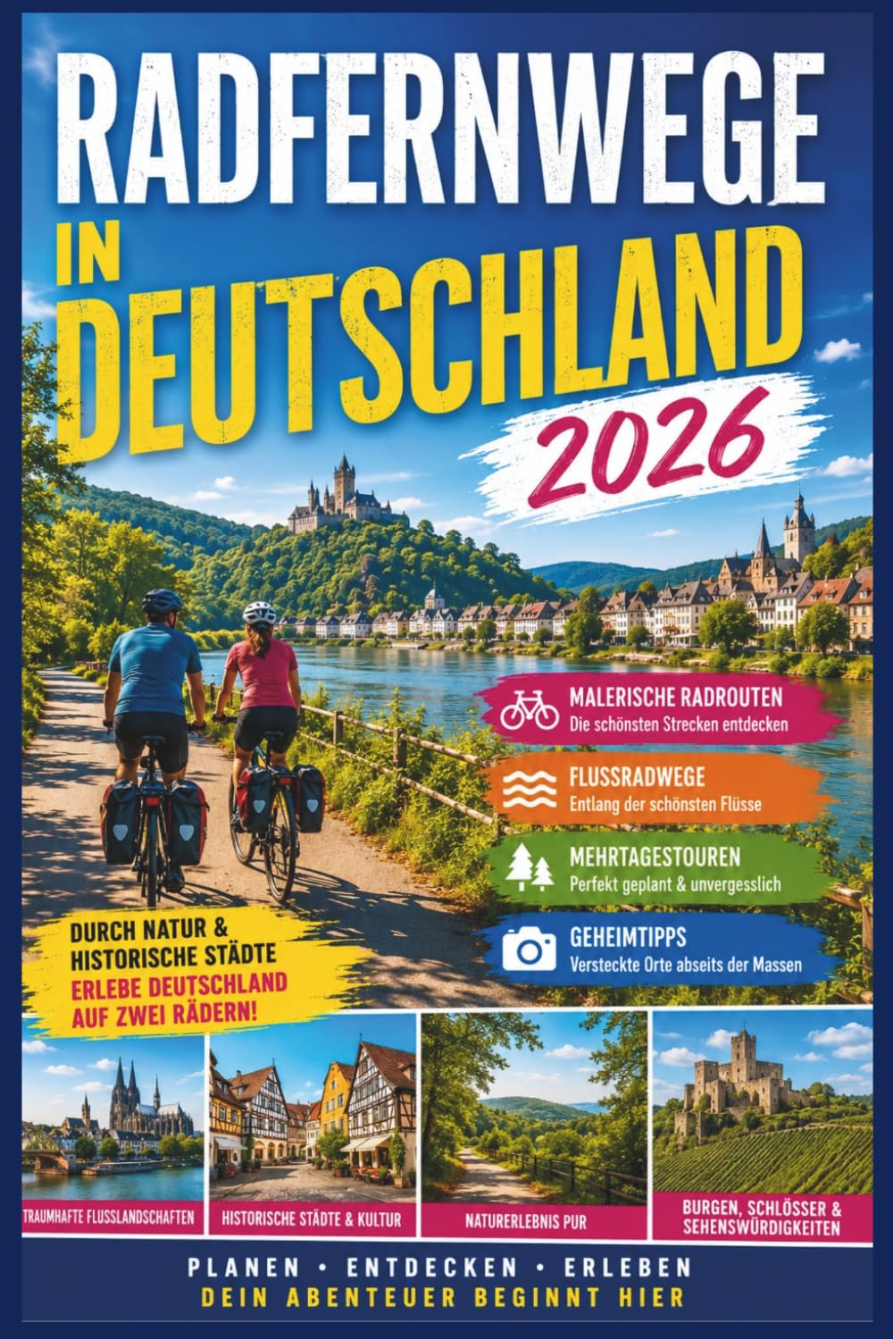 Radfernwege in Deutschland 2026: Malerische Radrouten, Flussradwege, Mehrtagestouren & Geheimtipps durch Natur und historische Städte