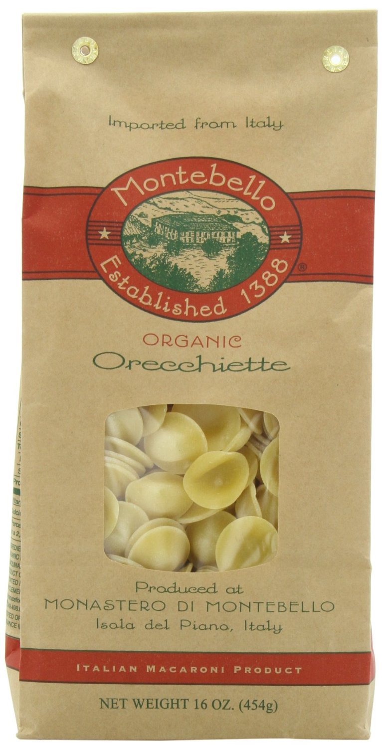 Montebello Organic Orecchiette, 16 Ounce, 5 Count