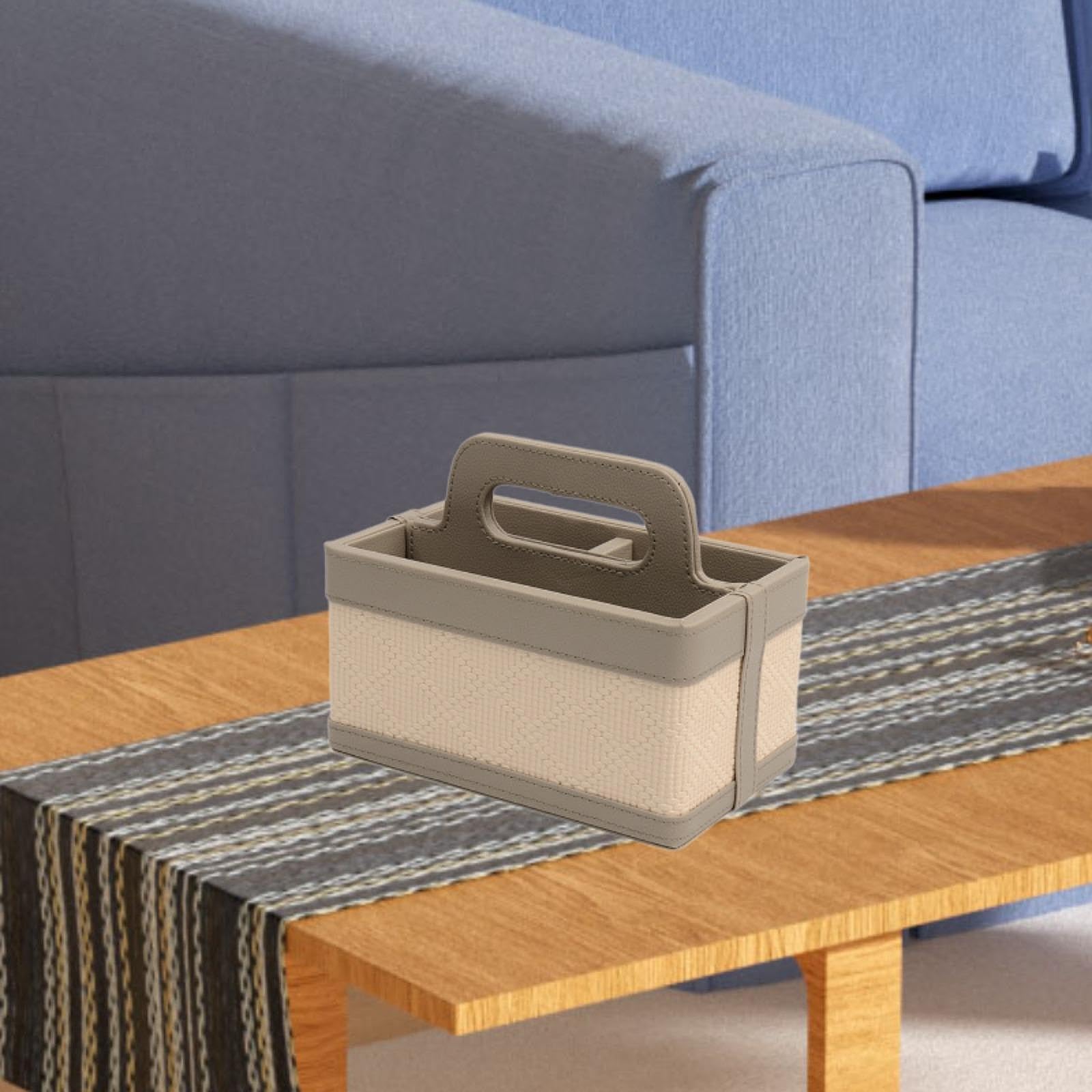 Organizador De Escritorio Con Mano De Cuero Pu Para Joyas,gris