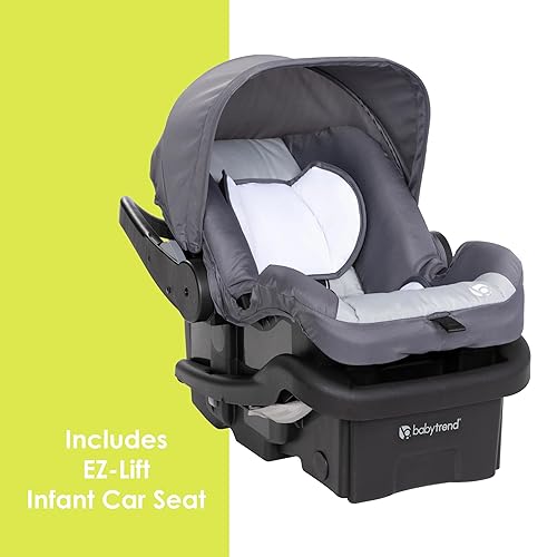 Miniatura 10 de Baby Trend EZ Ride - Sistema de viaje con asiento de automóvil EZ-Lift, tablero gris