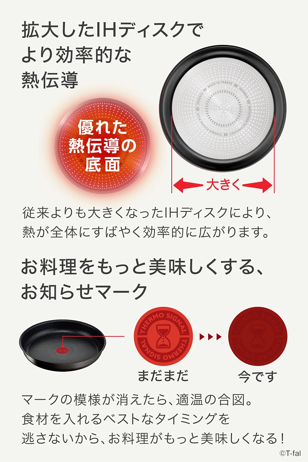 Tefal Batterie de cuisine 6 pièces Ingenio IH Hard Titanium Unlimited Tous feux + induction - L9749532