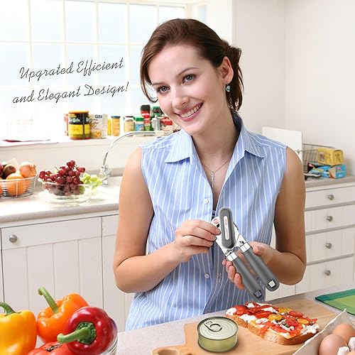 Miniatura 8 de Abrelatas manual sin problemas con tapa y imán, color rosa