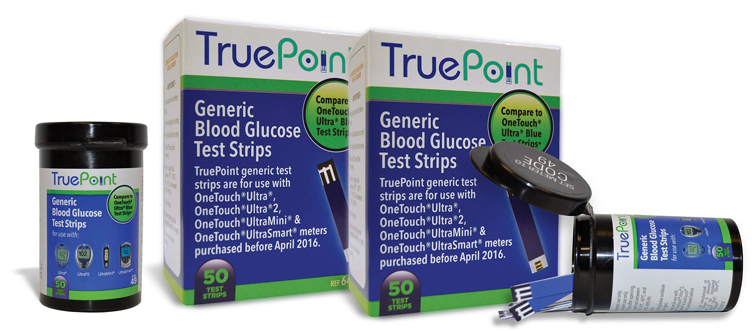 True Point Generic Test Strips 100 Count for Use with One Touch Ultra